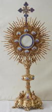 Antique French Silver Monstrance ref 9086
